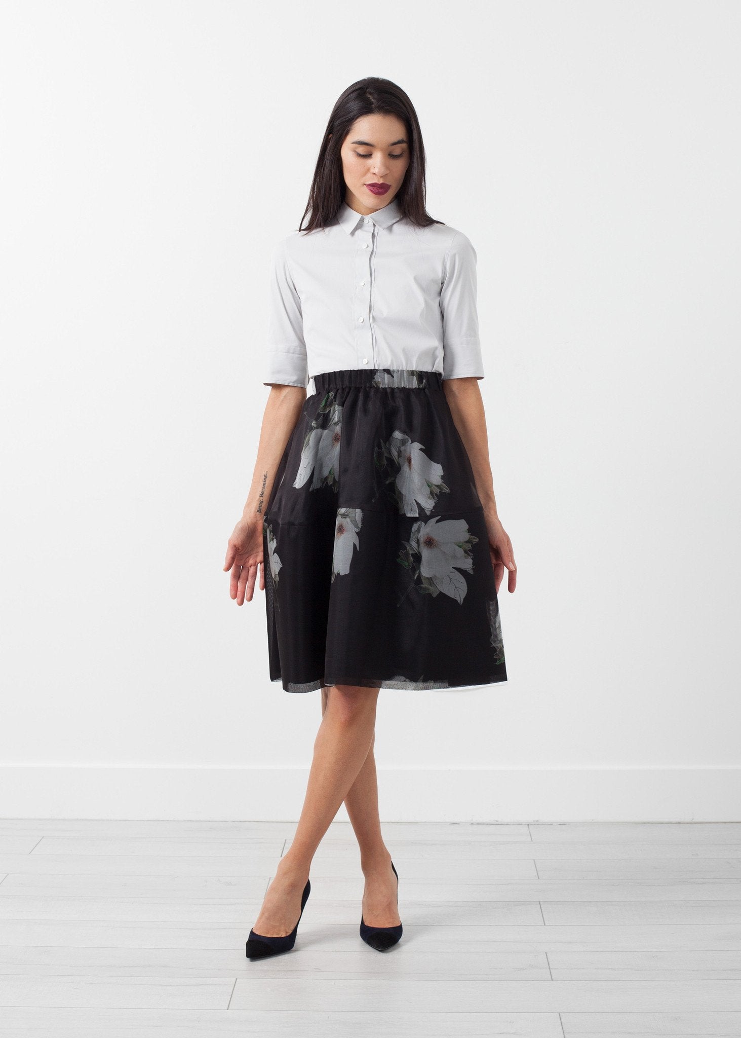 Short Silk Skirt Co