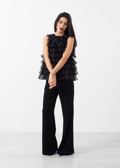 Organza Ruffle Top Co