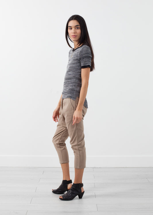 Waffle Knit Crew V:Room