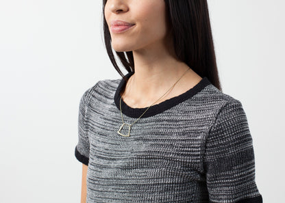 Waffle Knit Crew V:Room