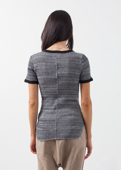 Waffle Knit Crew V:Room