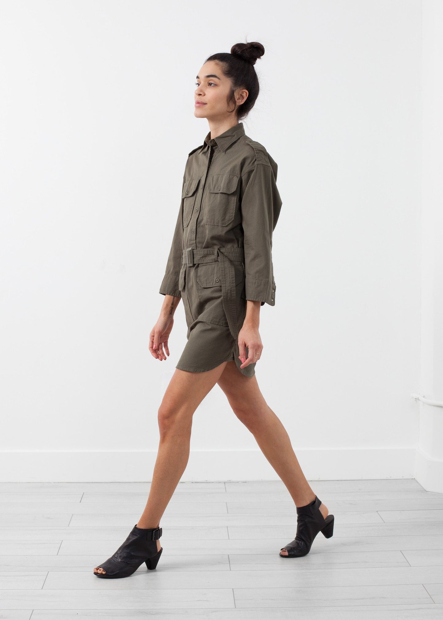 Belted Surplus Dress NLST
