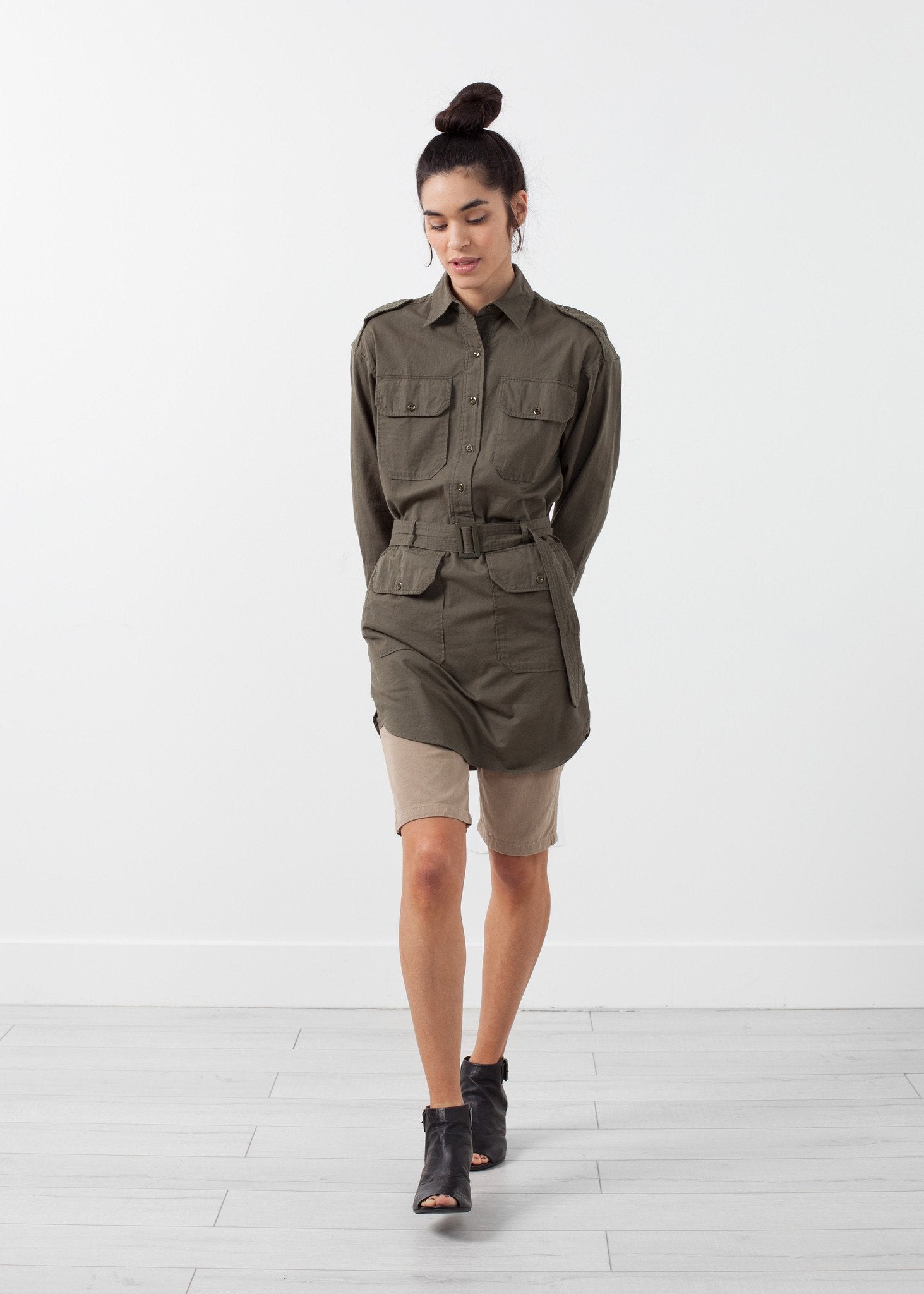 Belted Surplus Dress NLST