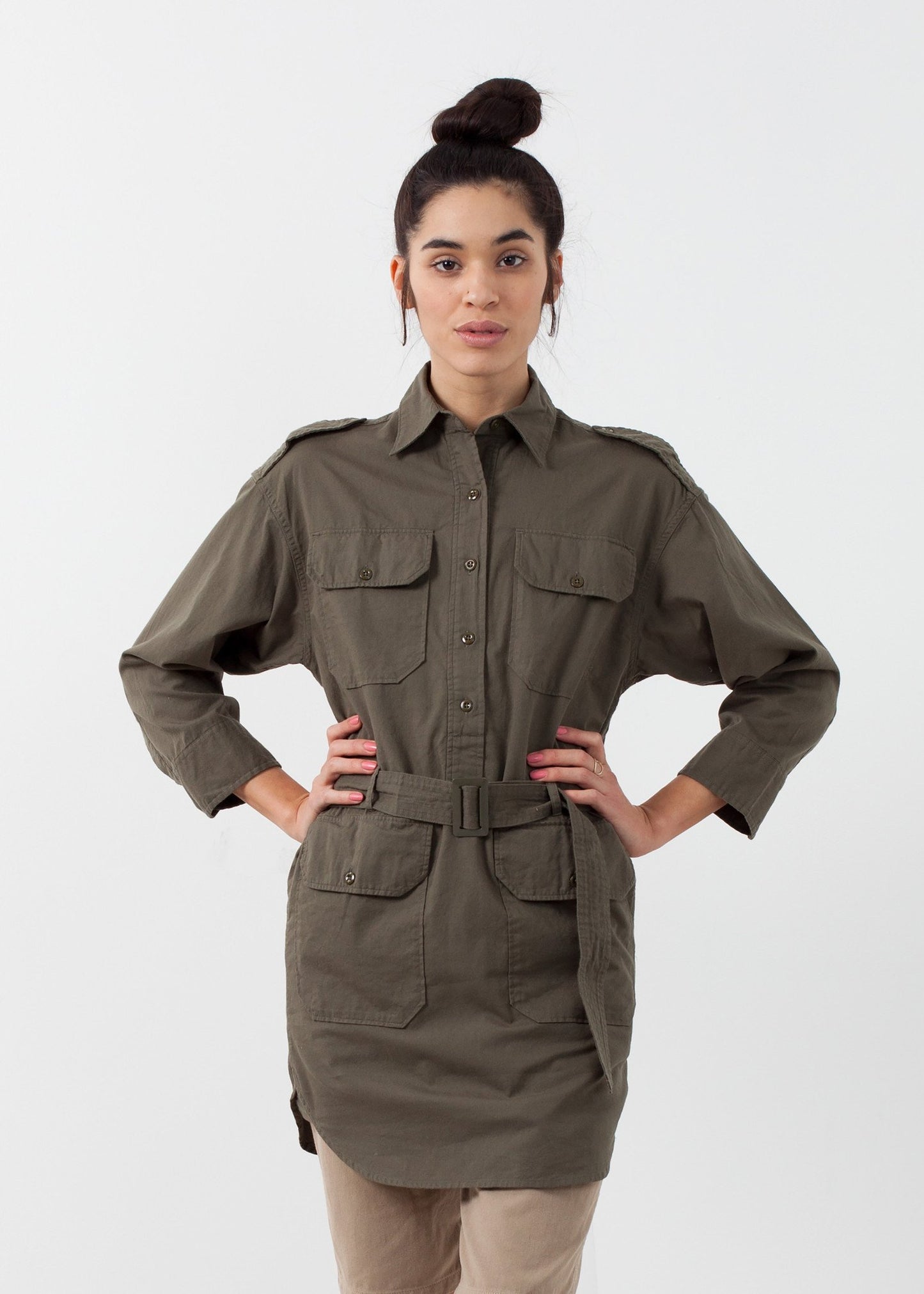 Belted Surplus Dress NLST