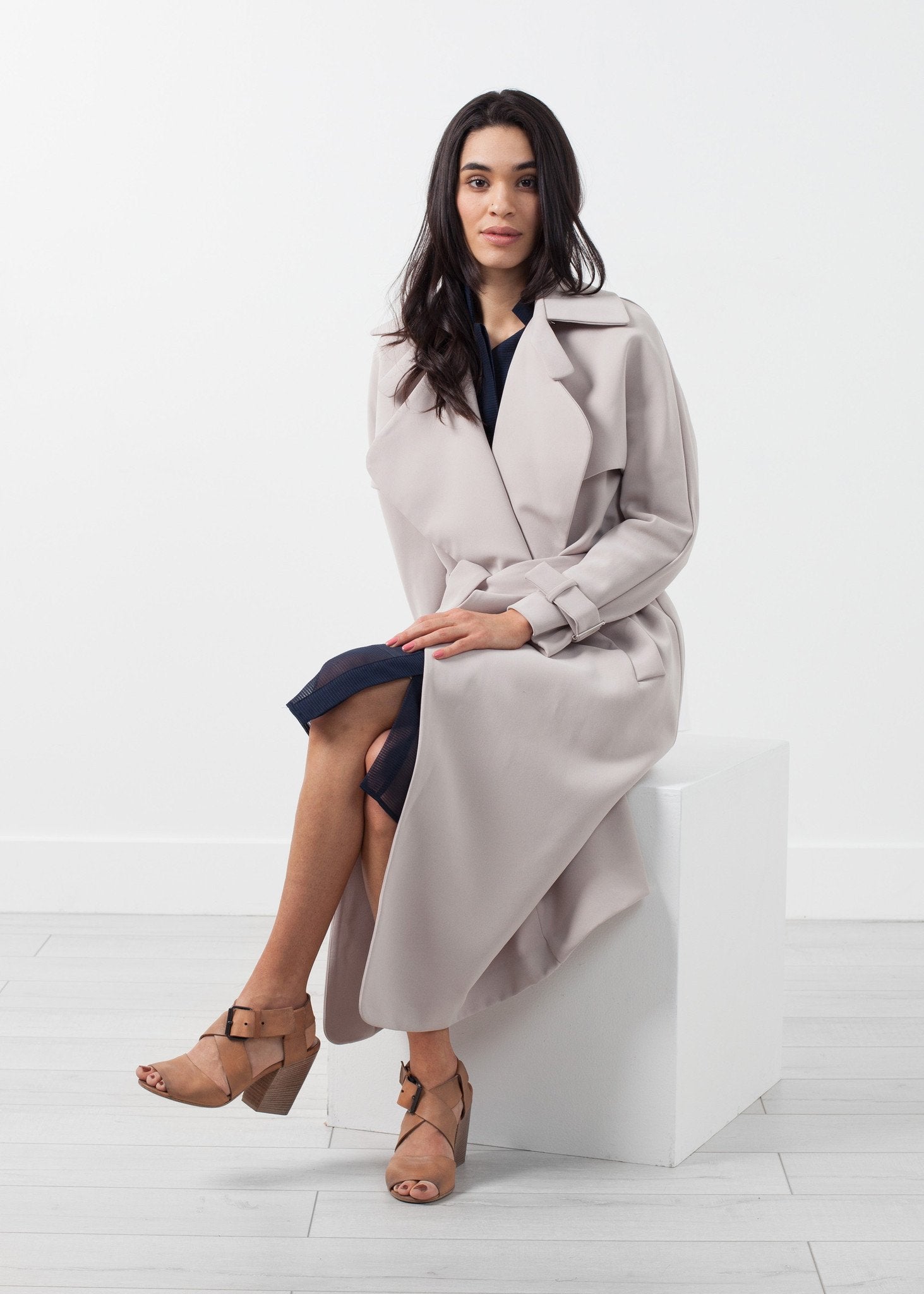 Orietta Coat in Tan By Malene Birger