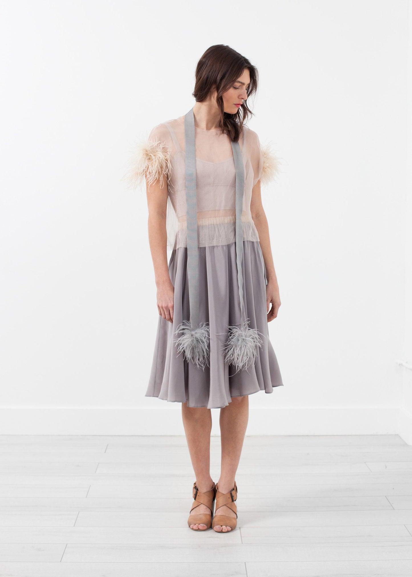 Feather Sash Louiza Babouryan