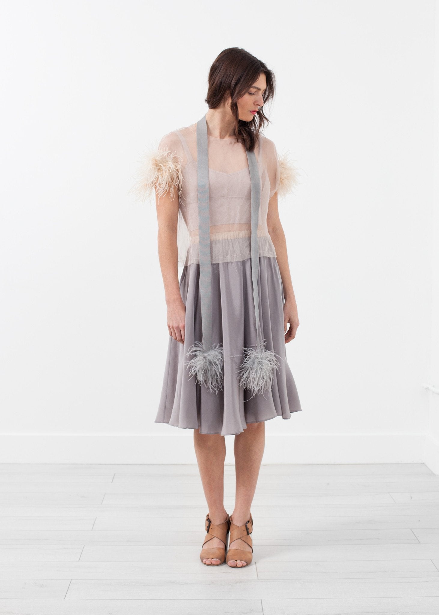 Feather Sash Louiza Babouryan