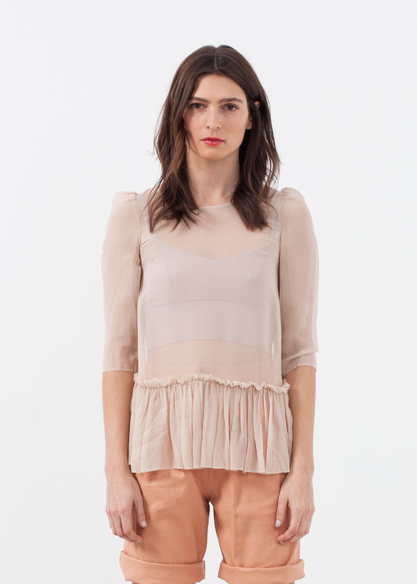 Ruffle Top Louiza Babouryan
