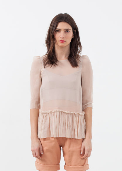 Ruffle Top Louiza Babouryan