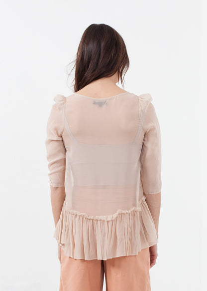 Ruffle Top Louiza Babouryan