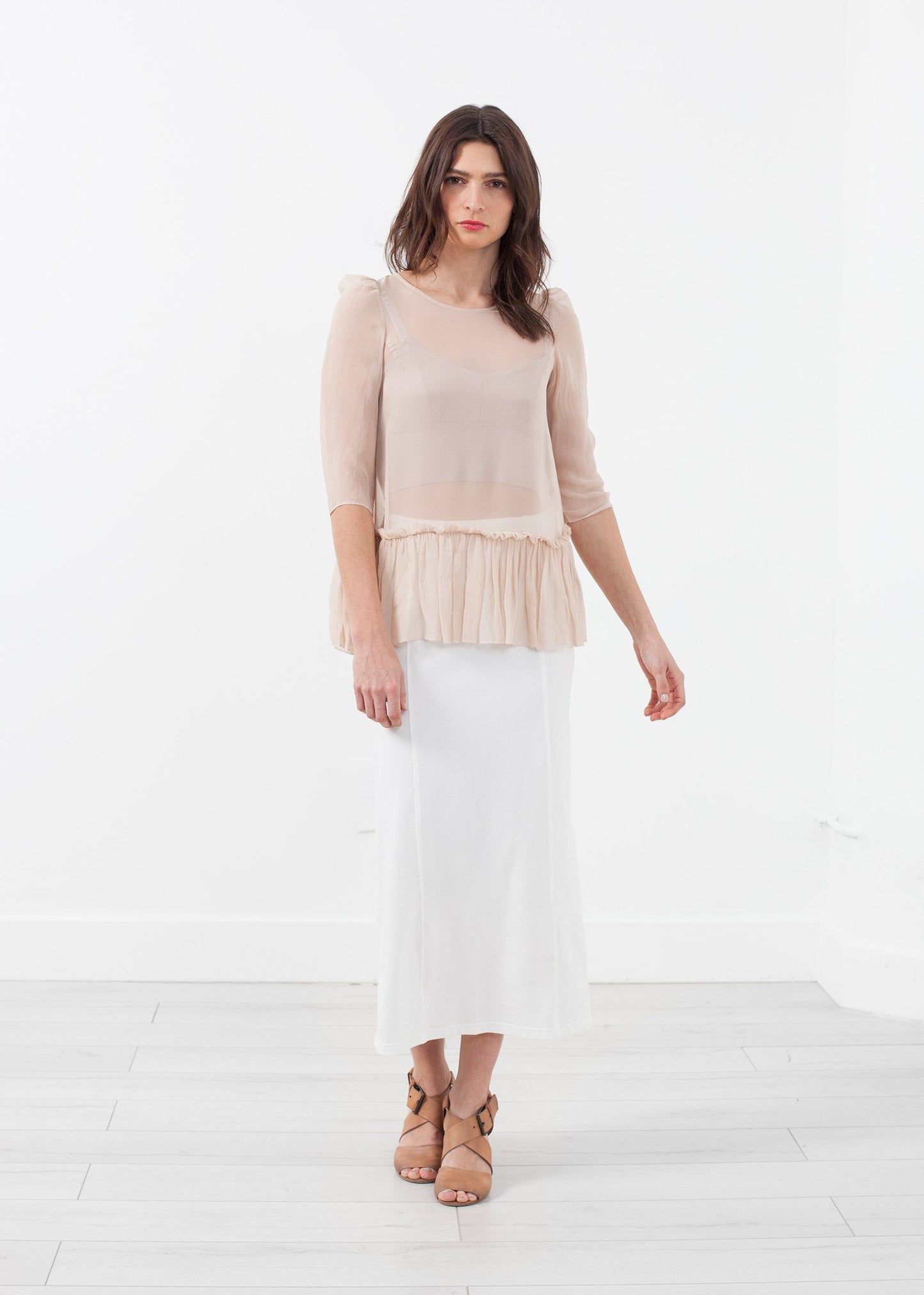 Ruffle Top Louiza Babouryan