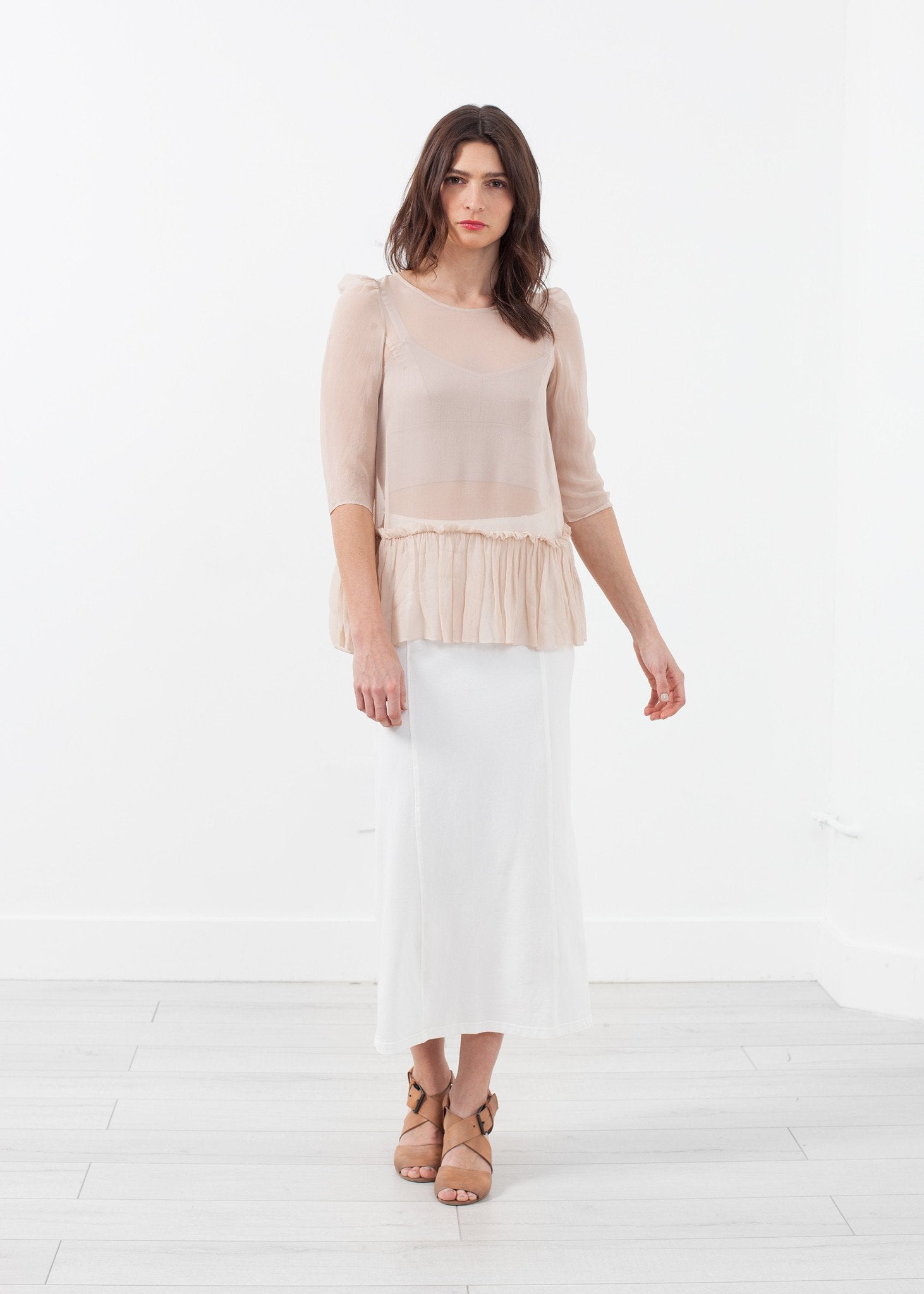 Ruffle Top Louiza Babouryan