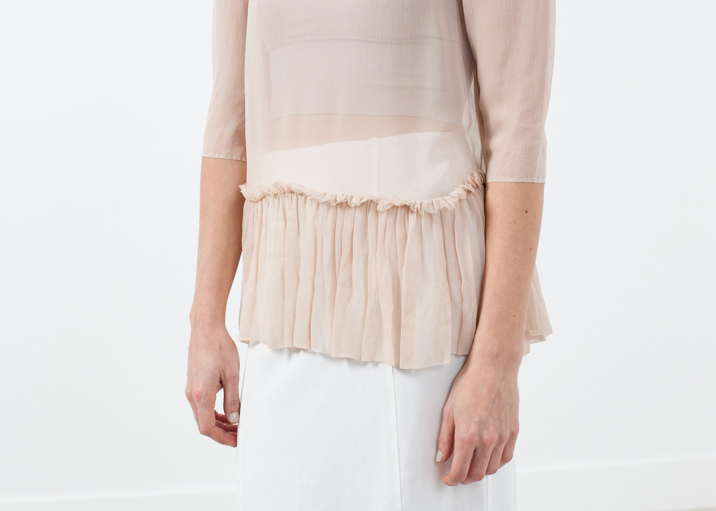 Ruffle Top Louiza Babouryan