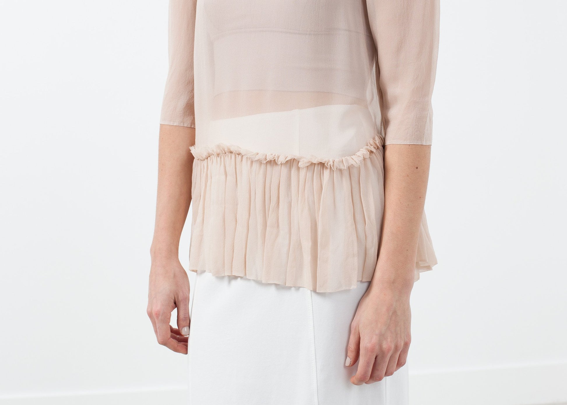 Ruffle Top Louiza Babouryan