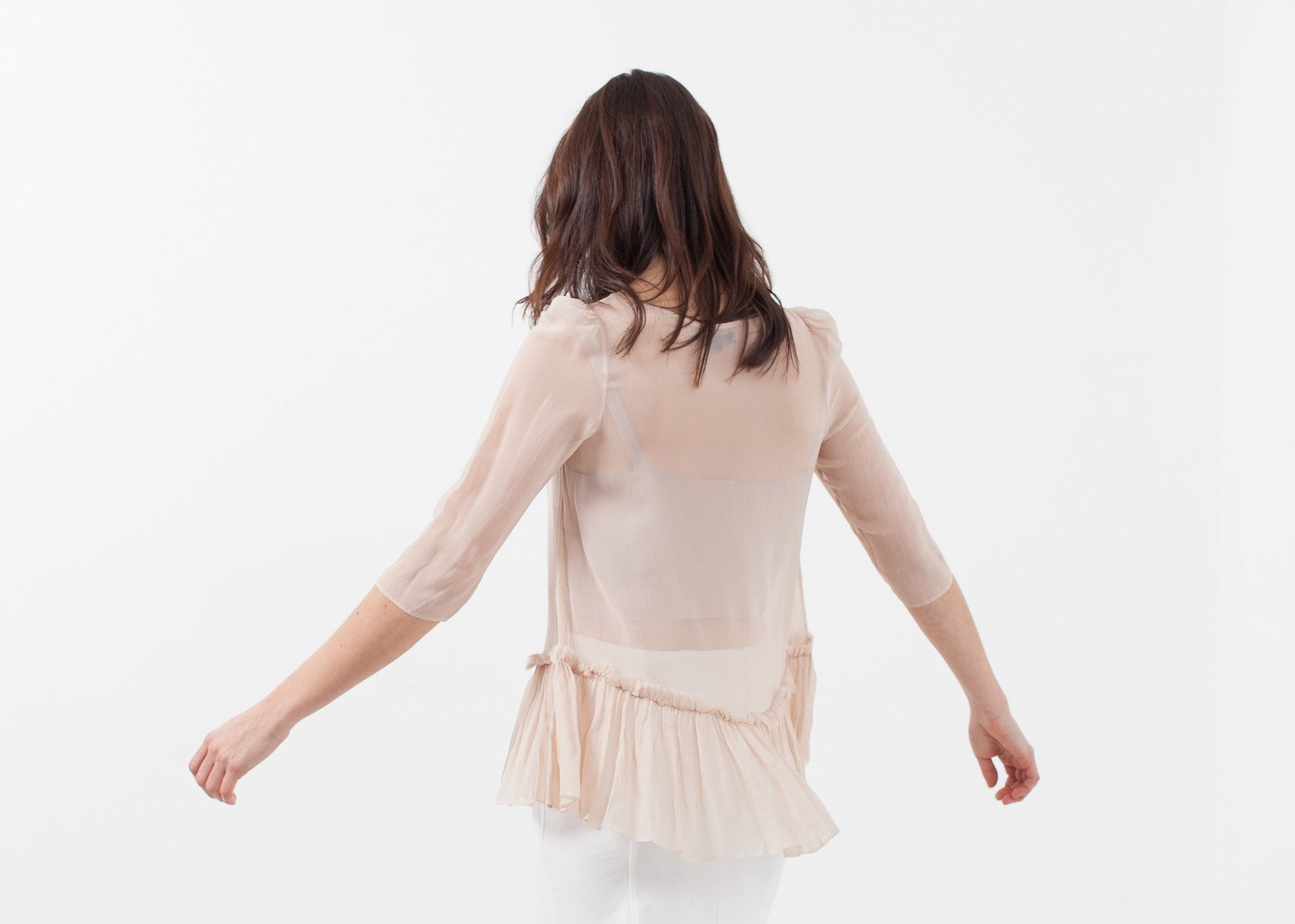 Ruffle Top Louiza Babouryan