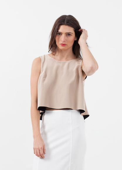 Reversible Tie Top Louiza Babouryan