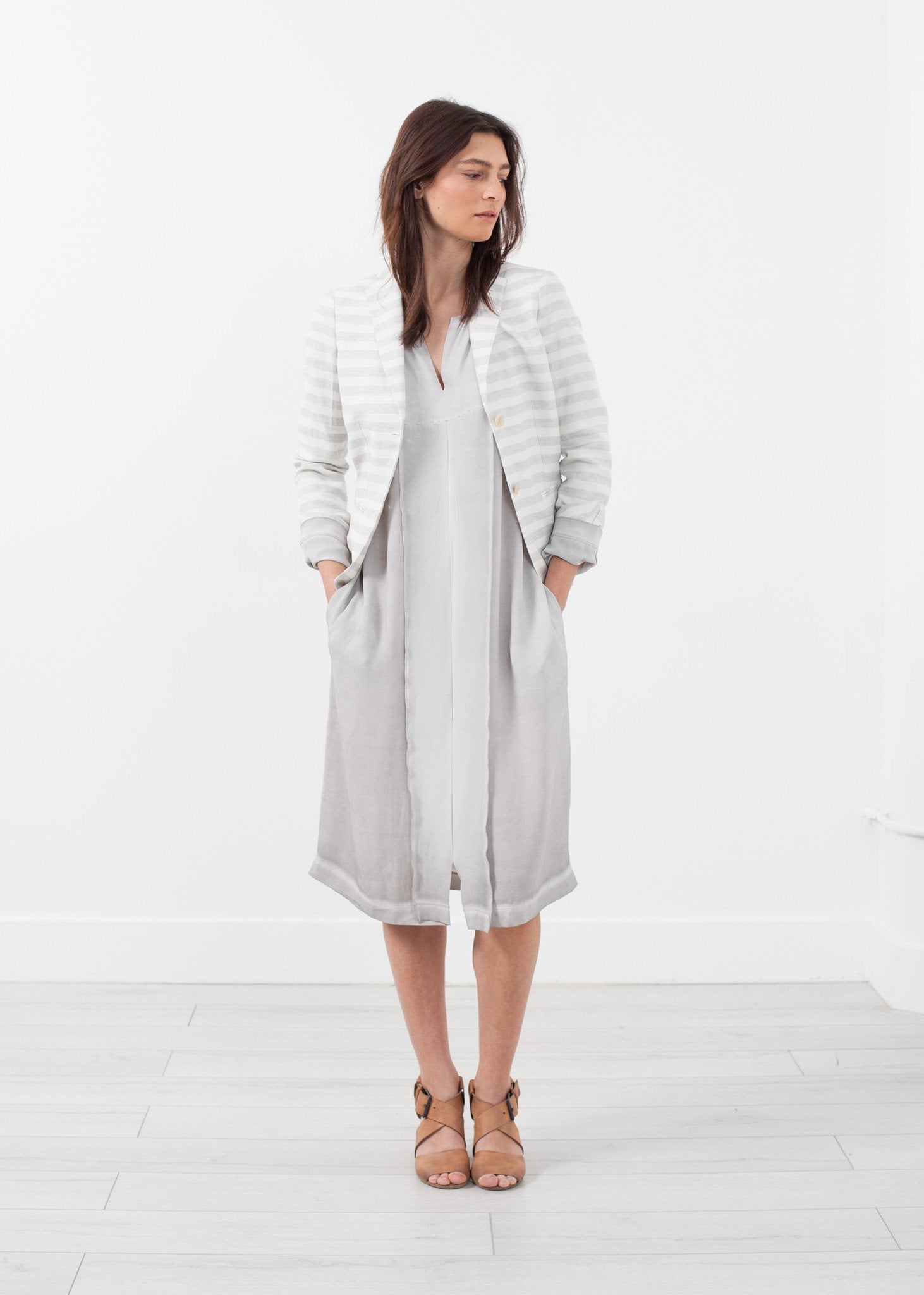 Long Sleeve Silk Dress Kristensen du Nord