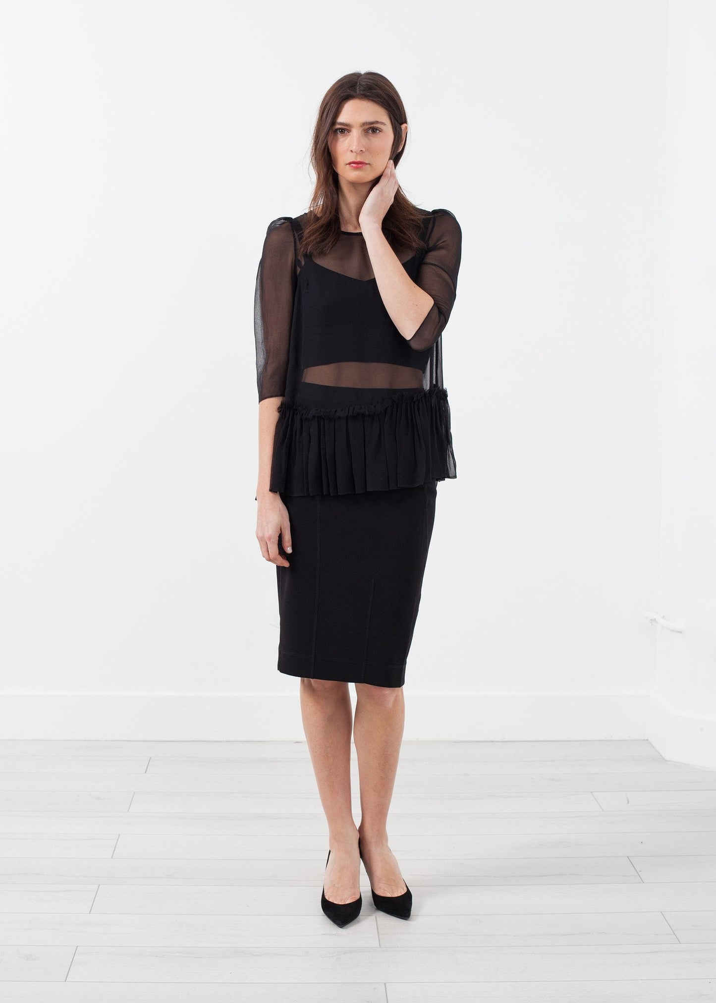 Ruffle Top Louiza Babouryan