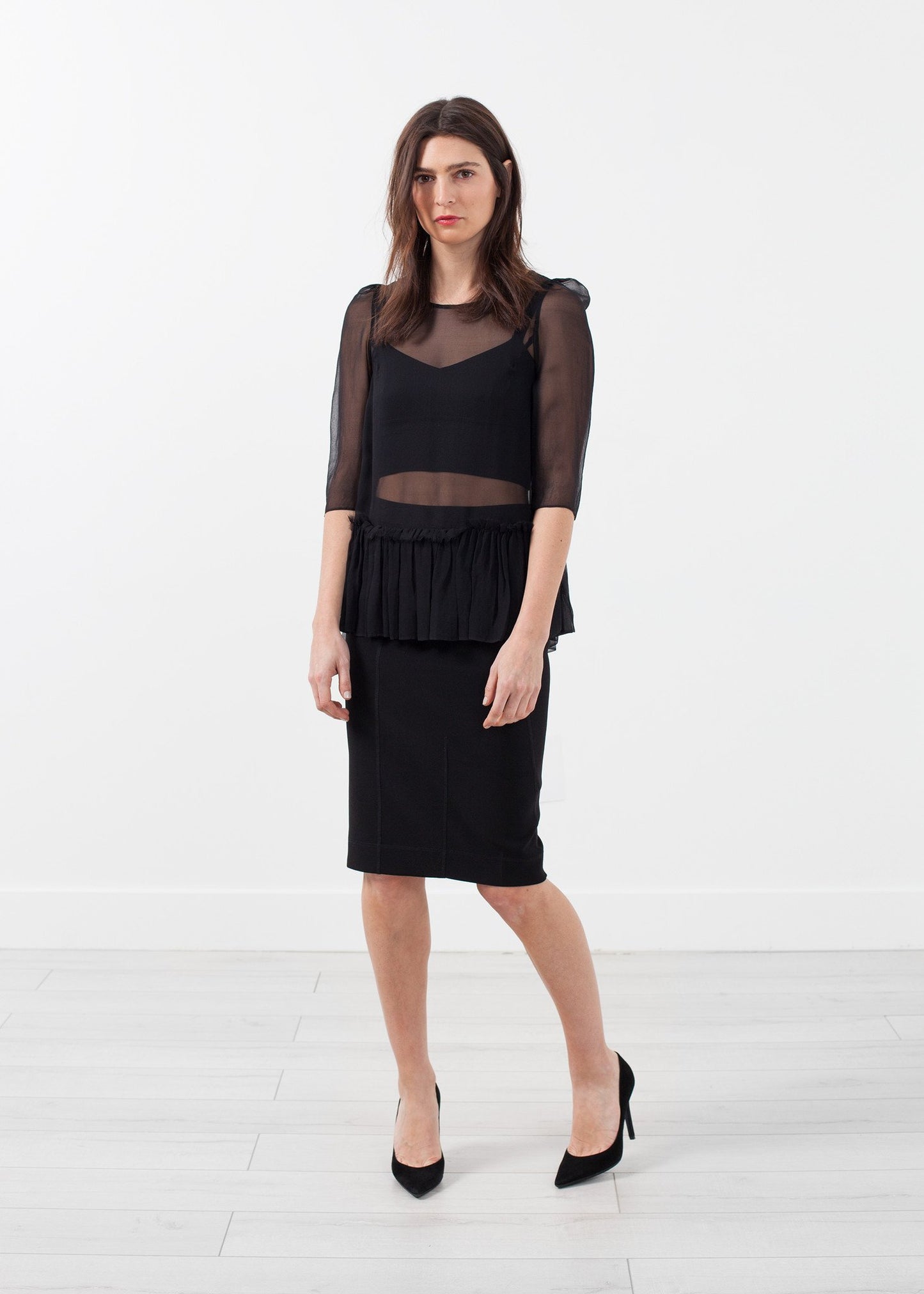 Ruffle Top Louiza Babouryan