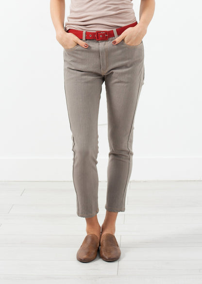 Belted Jeans Hazel Brown