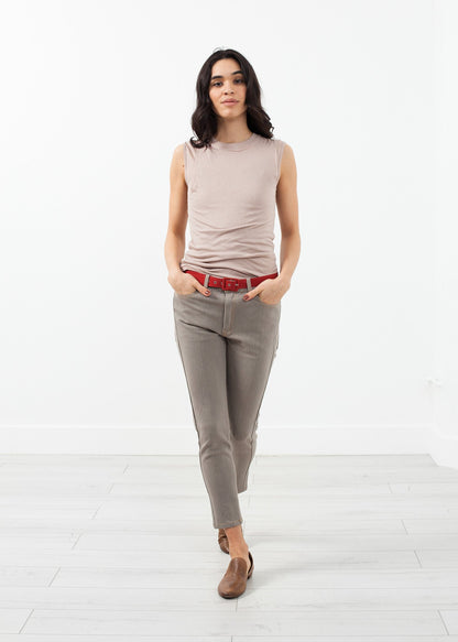 Belted Jeans Hazel Brown