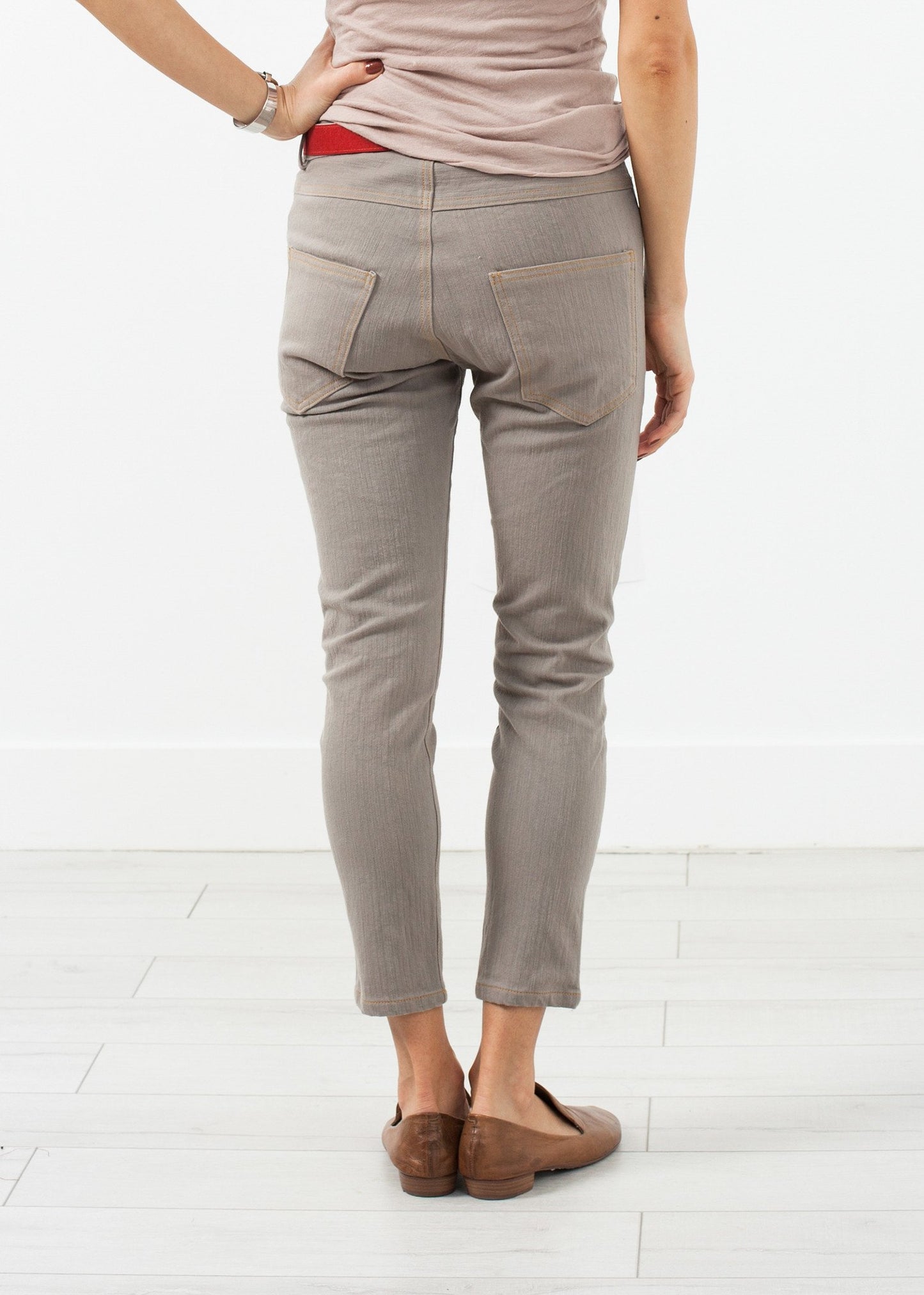 Belted Jeans Hazel Brown