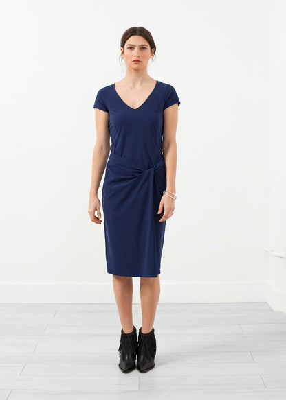 V-Neck Twist Dress Hovman