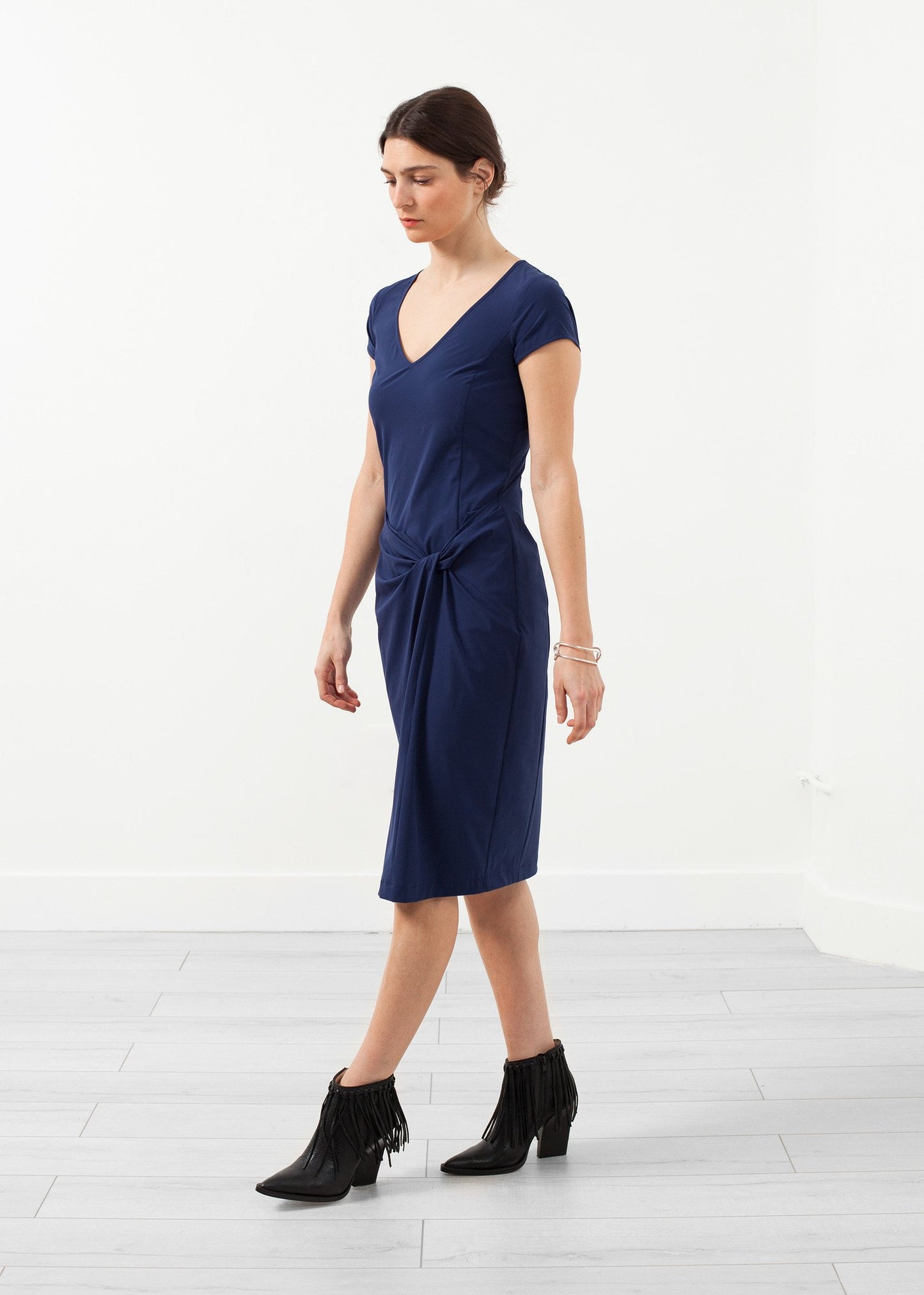 V-Neck Twist Dress Hovman