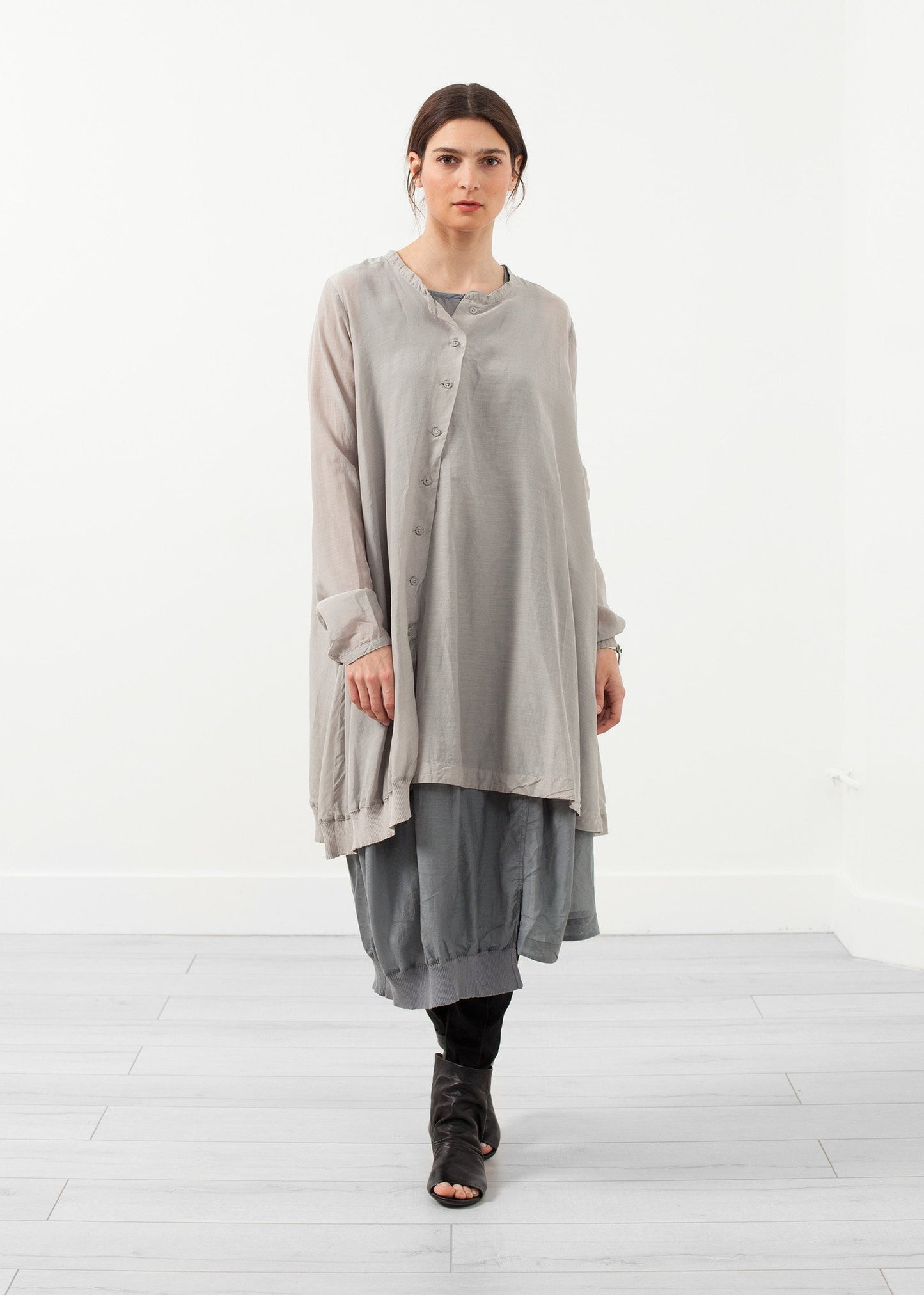 Button Dress Rundholz BL