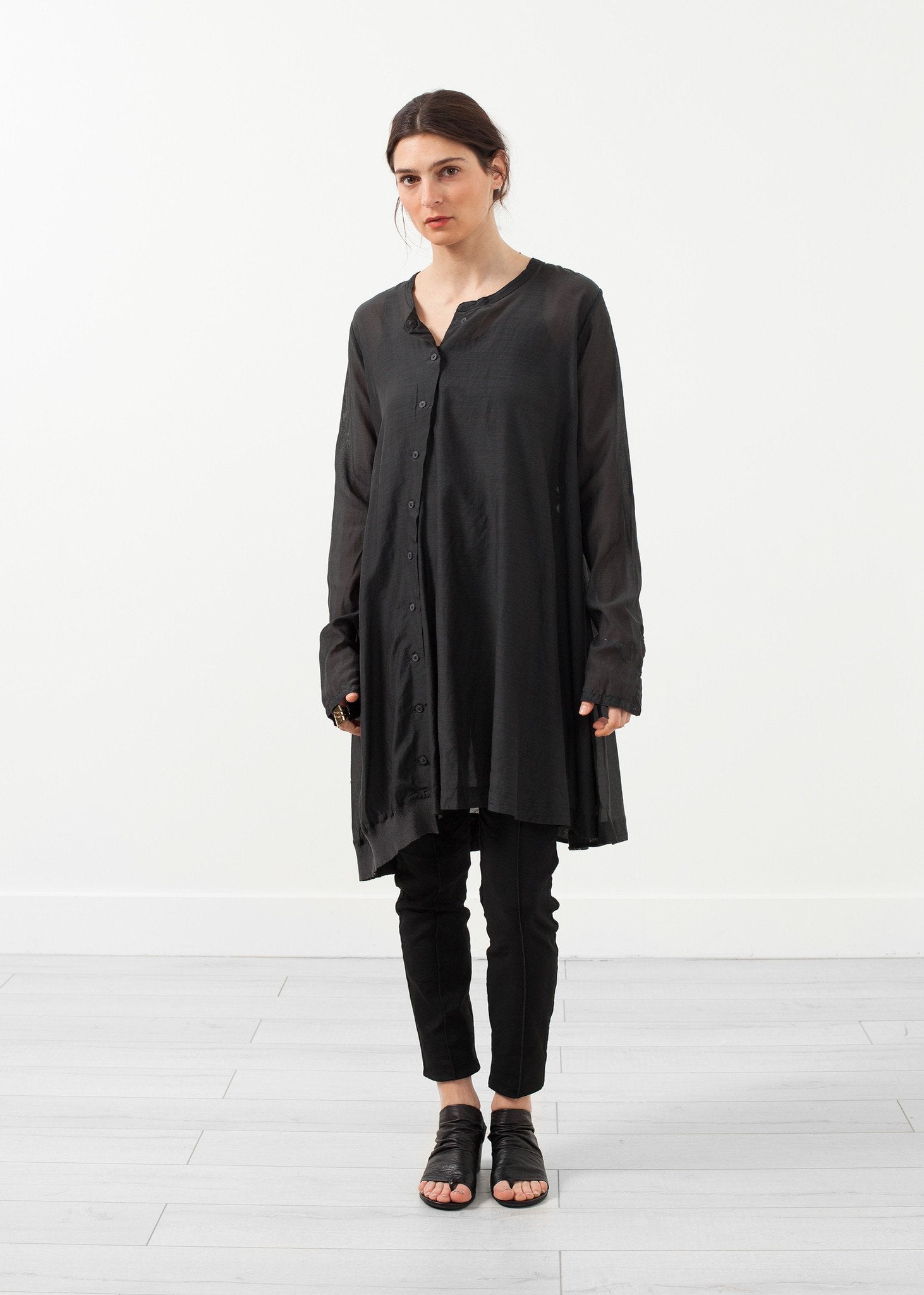 Button Dress Rundholz BL