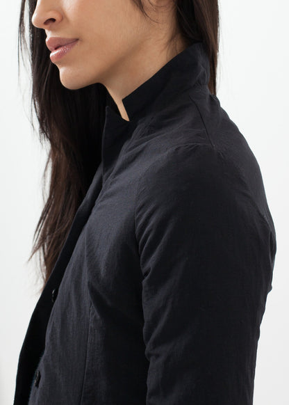 Nylon Long Jacket Hazel Brown