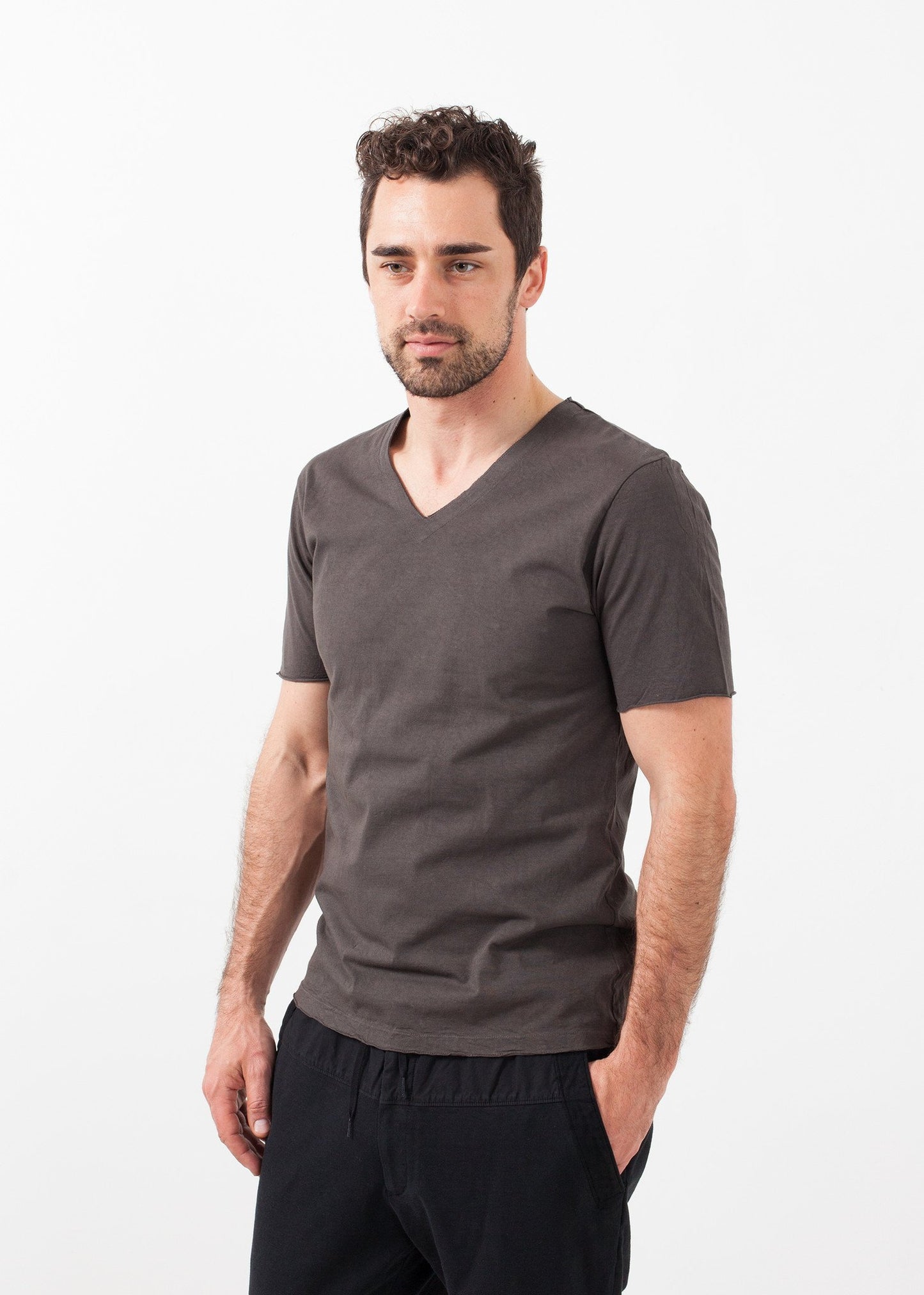 V-Neck Tee Sage de Cret