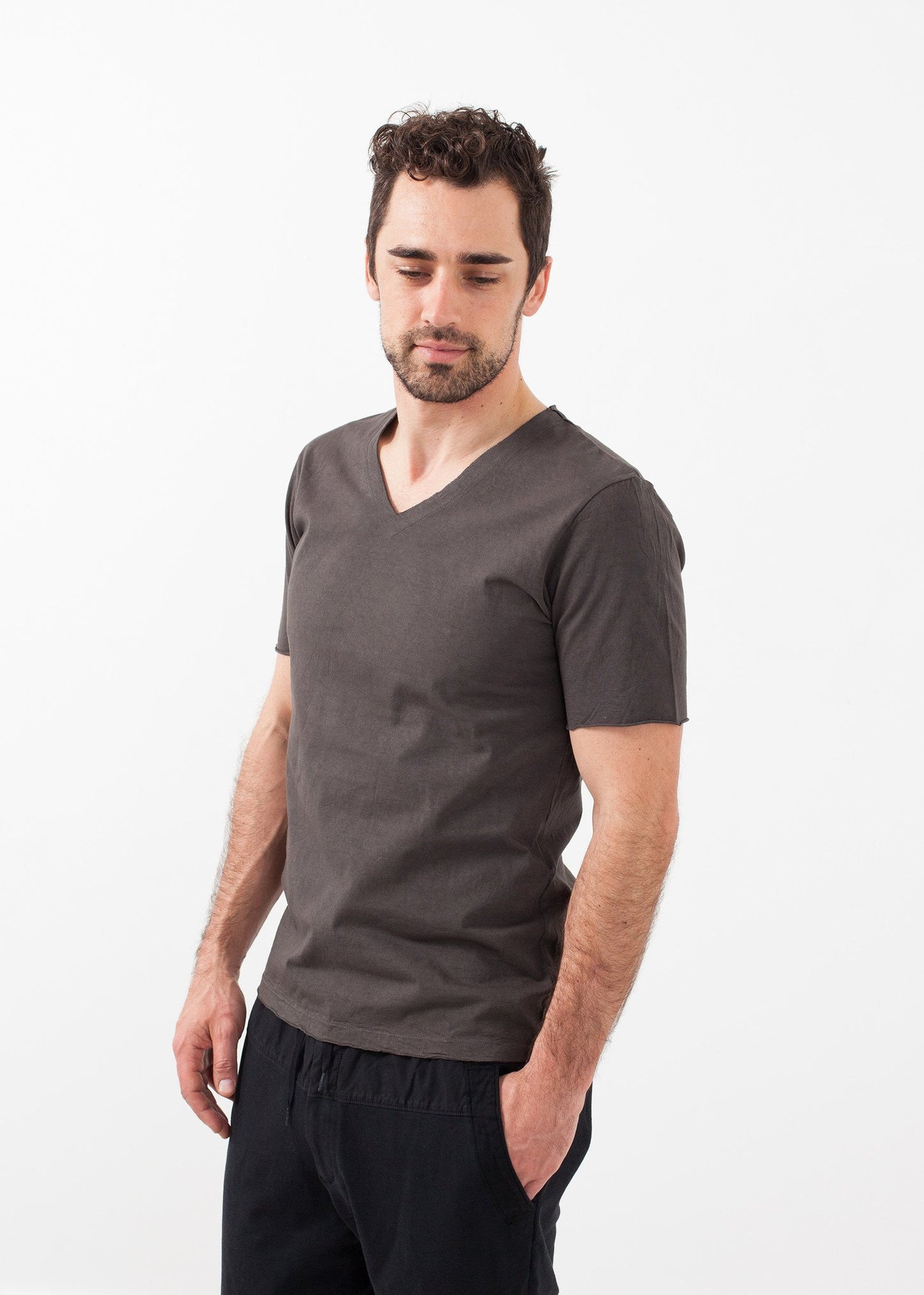 V-Neck Tee Sage de Cret