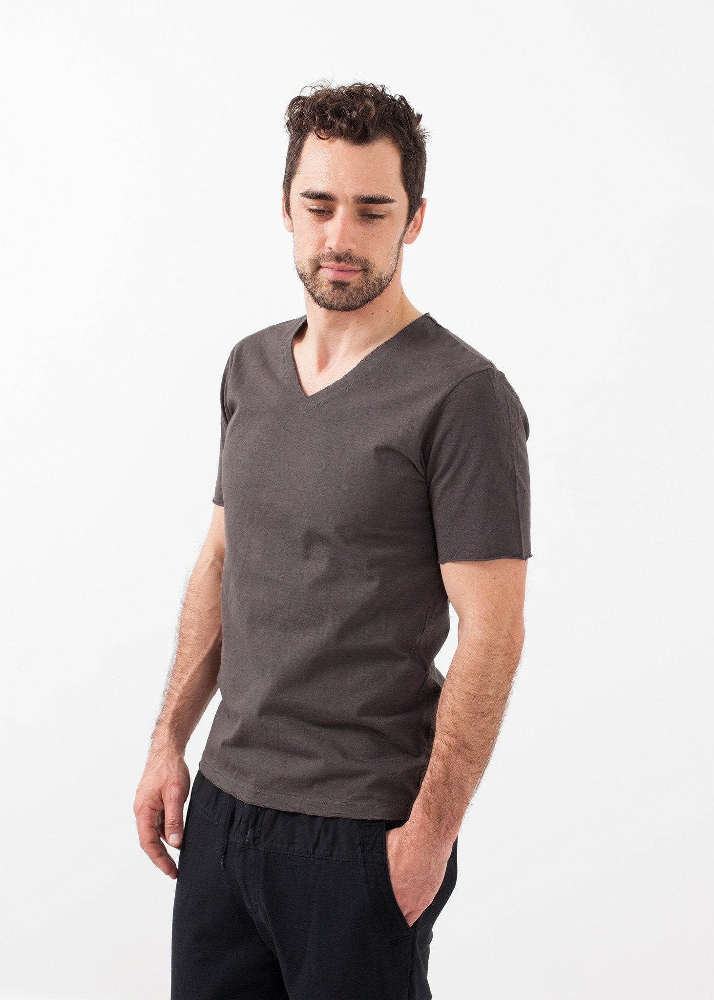 V-Neck Tee Sage de Cret