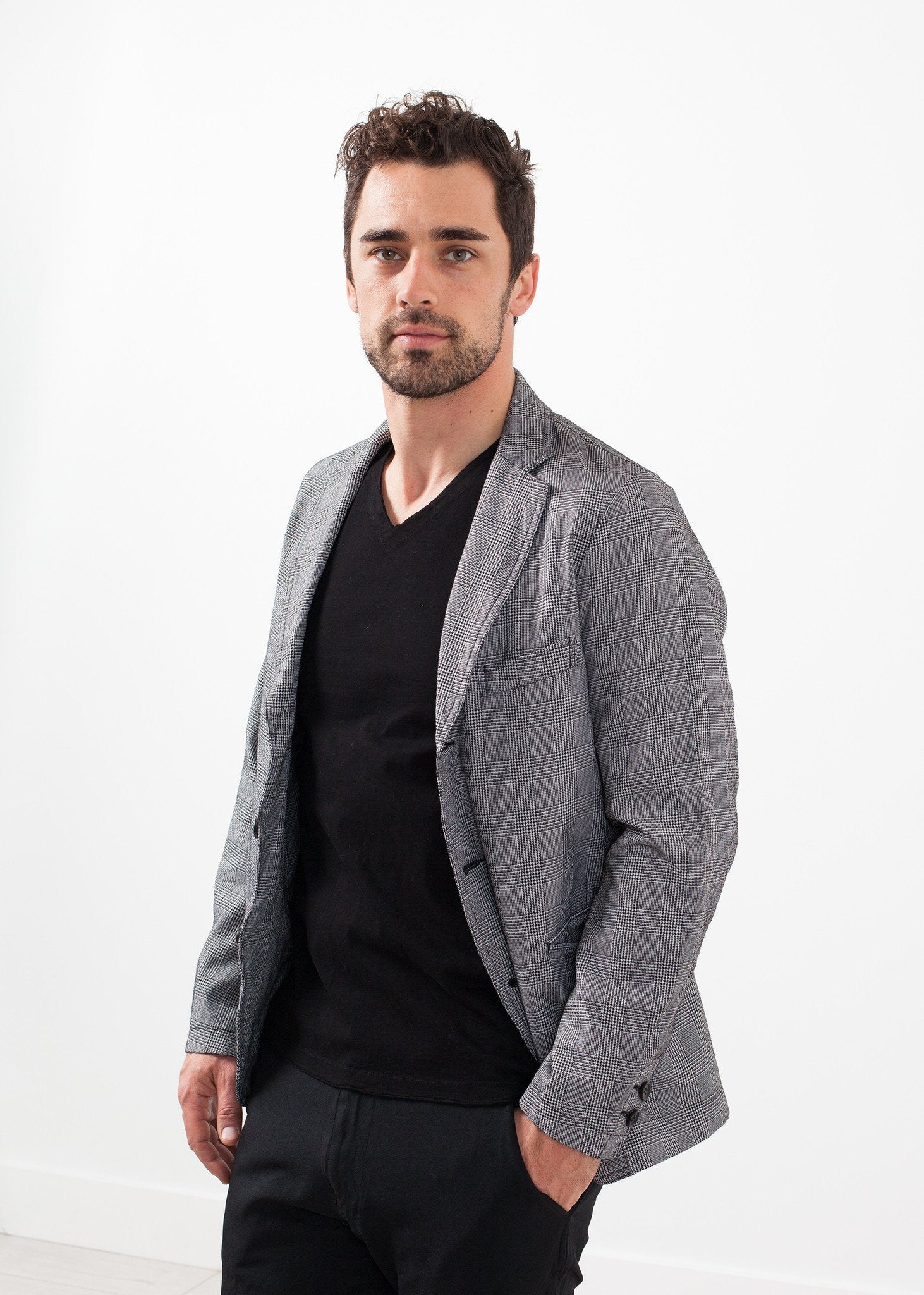Check Blazer Sage de Cret