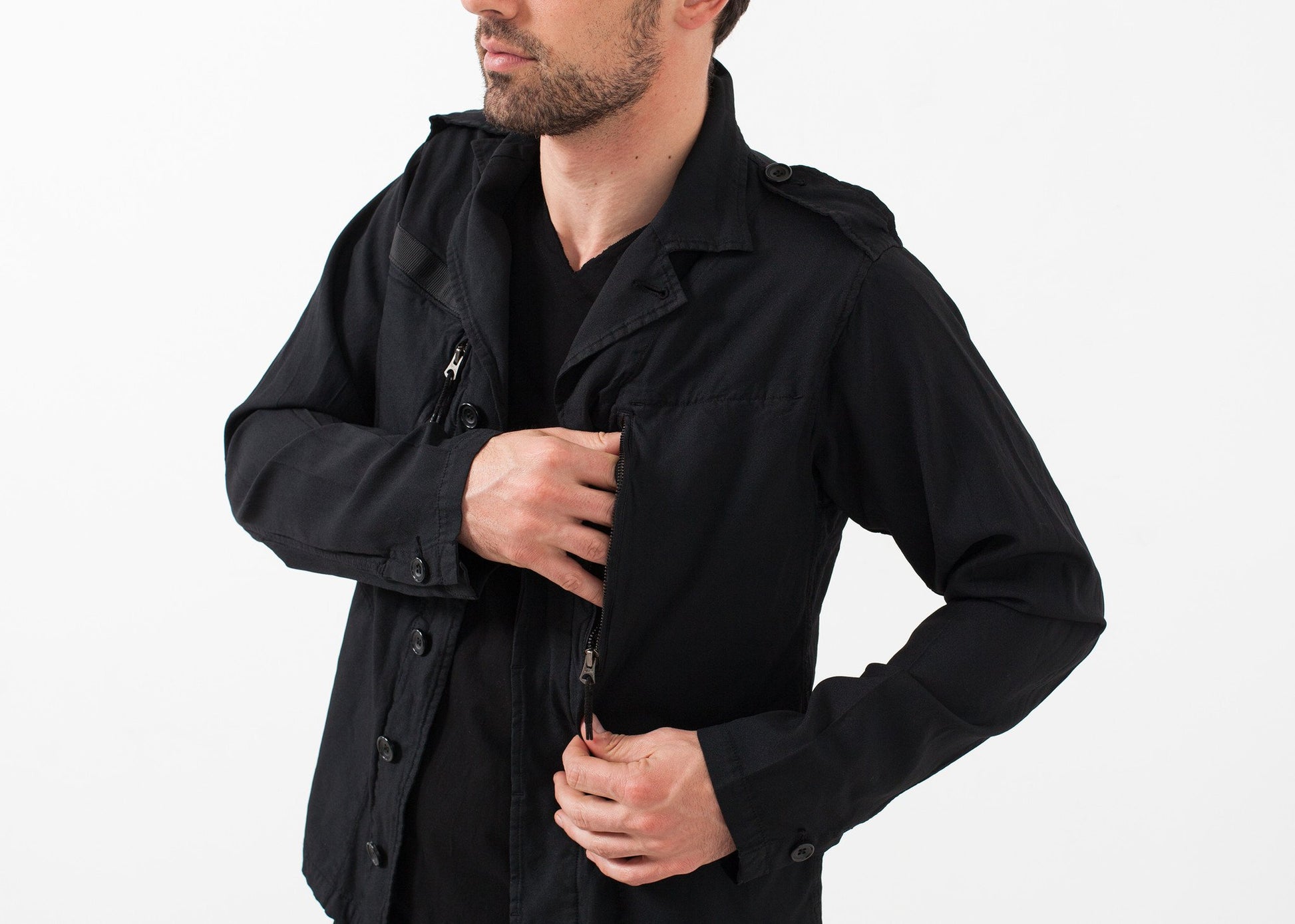 Zipper Jacket Sage de Cret