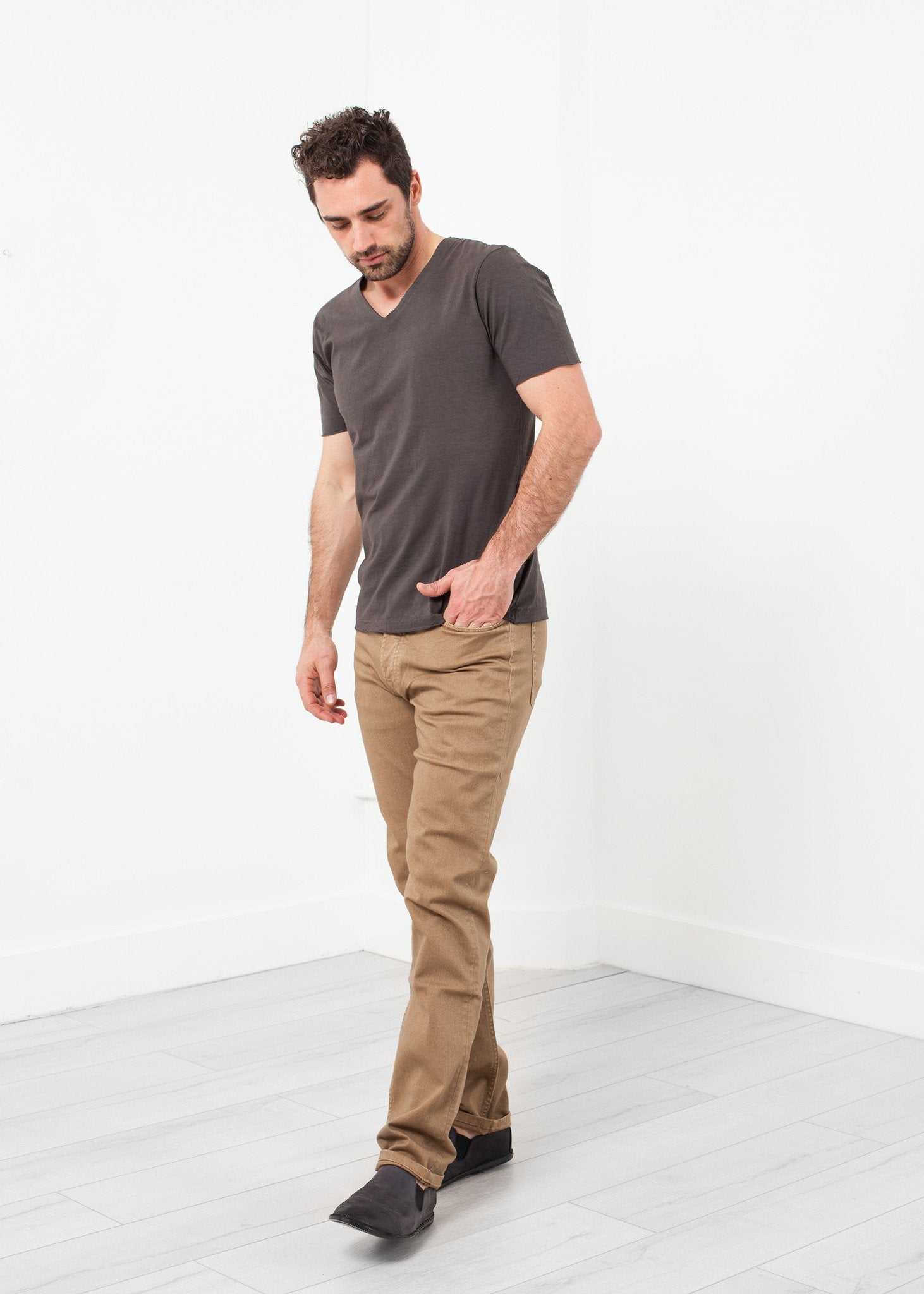 Alex Twill Pant in Sand Homecore
