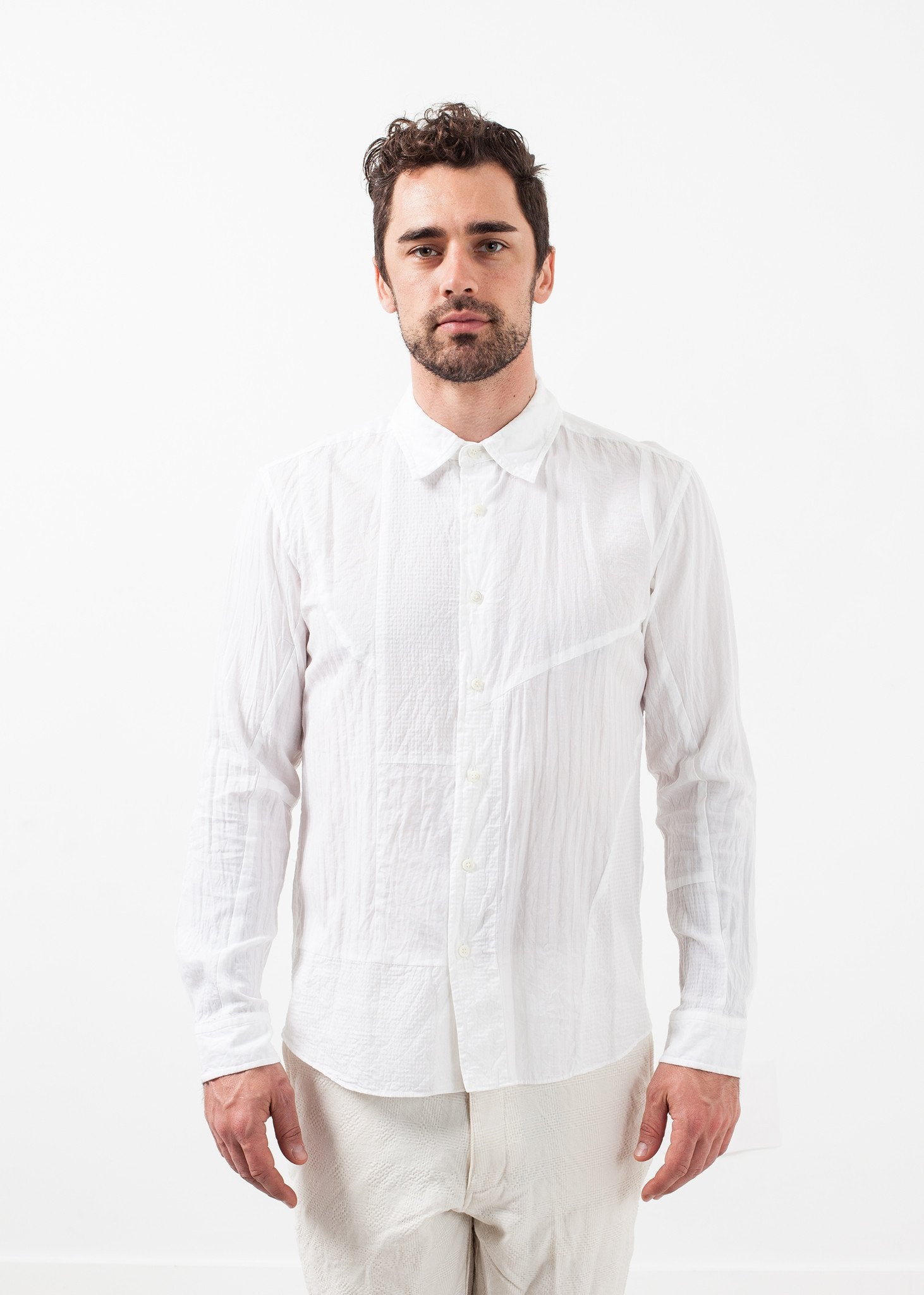 Block Button Up Sage de Cret