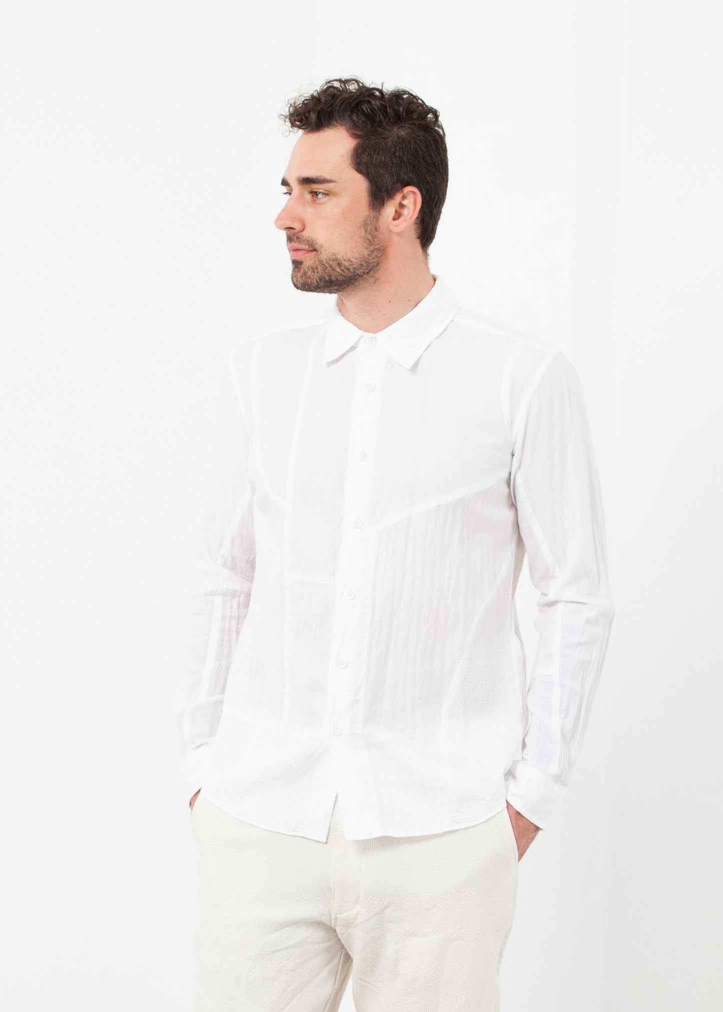 Block Button Up Sage de Cret
