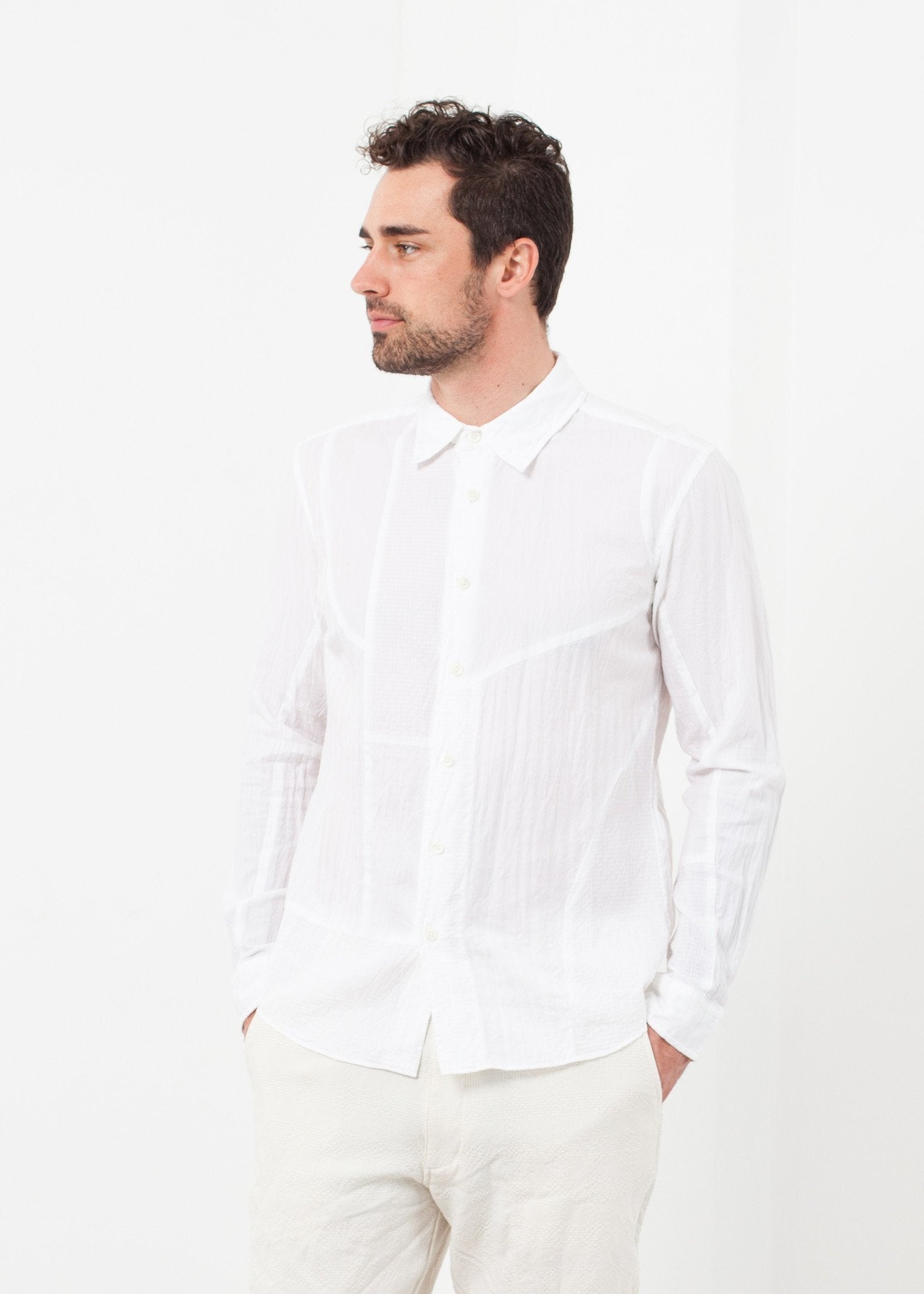 Block Button Up Sage de Cret