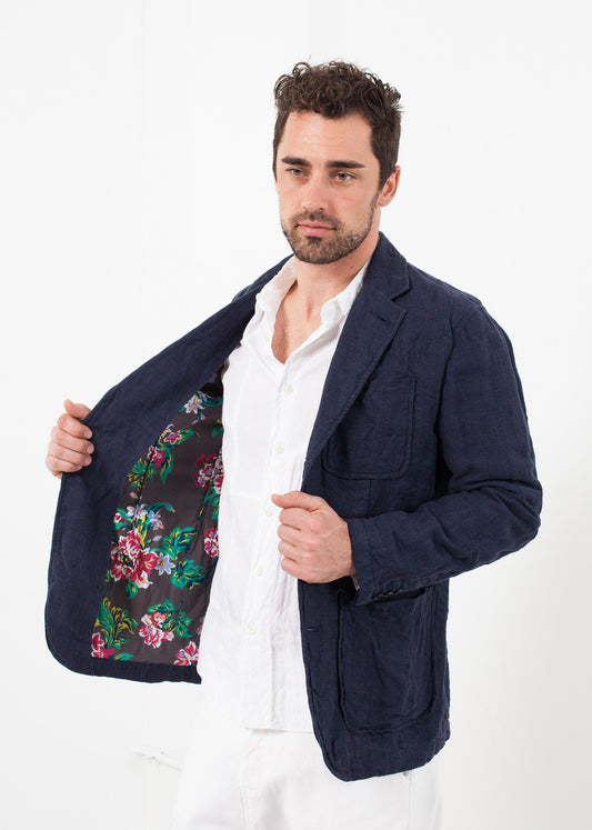 Floral Lined Jacket Sage de Cret
