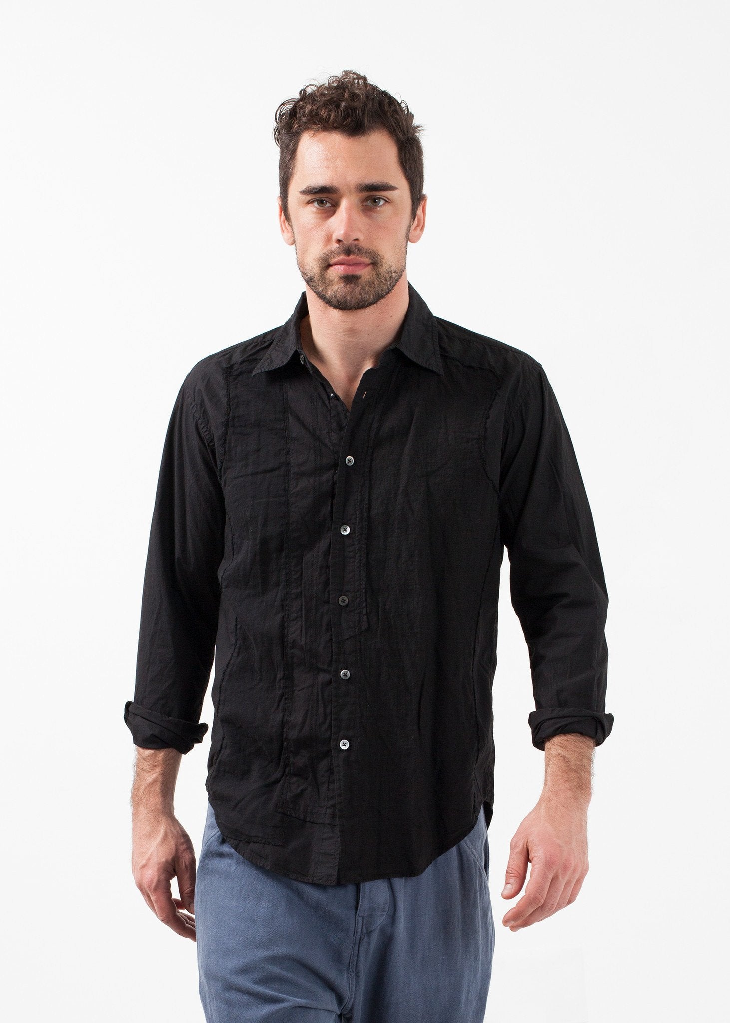 Block Button Up Sage de Cret