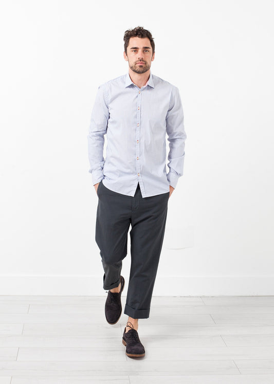 Flat Front Cuffed Trouser Lardini