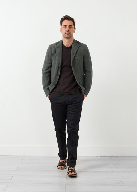 Five Button Cotton Blazer Lardini