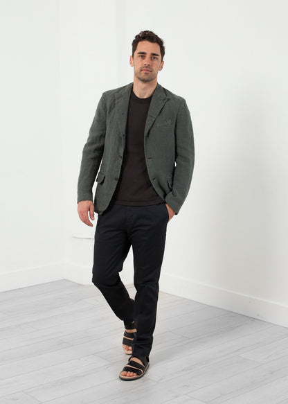 Five Button Cotton Blazer Lardini