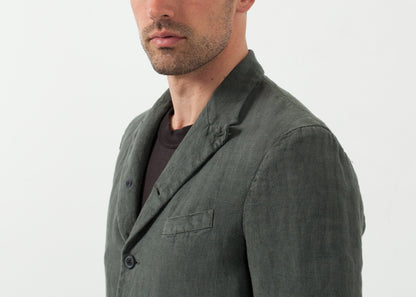 Five Button Cotton Blazer Lardini