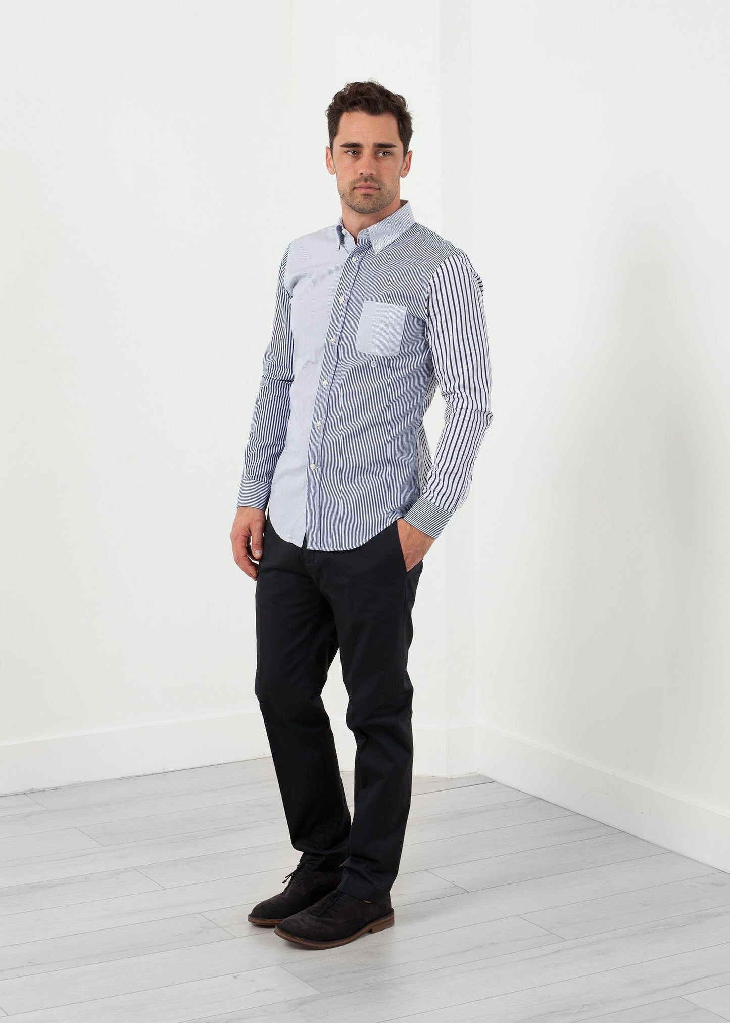 Striped Button Up Lardini