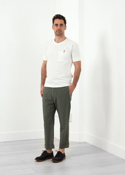 Flat Front Cuffed Trouser Lardini