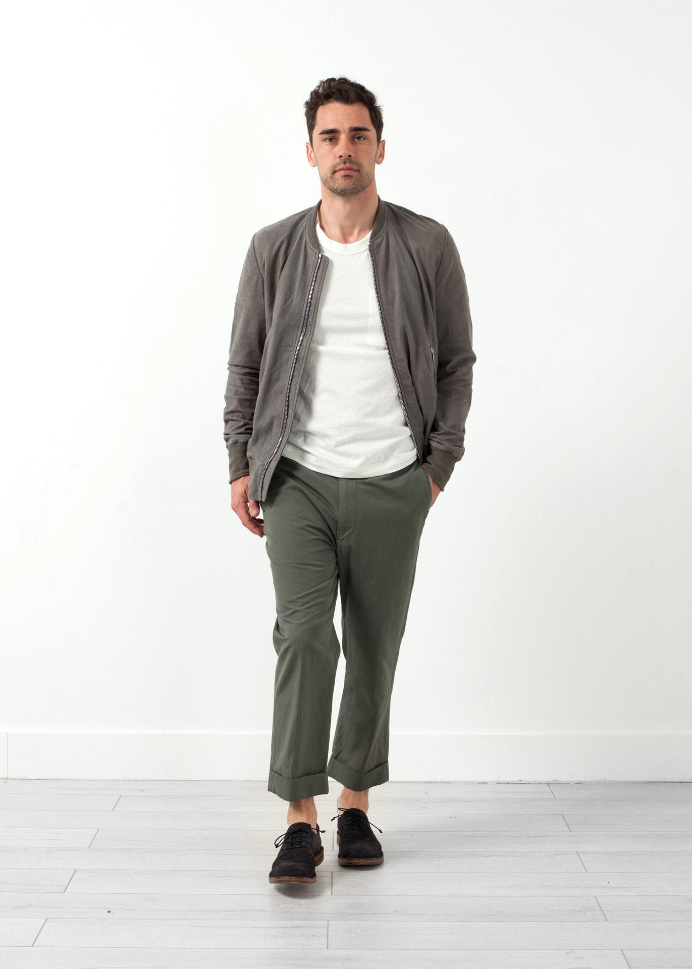 Flat Front Cuffed Trouser Lardini