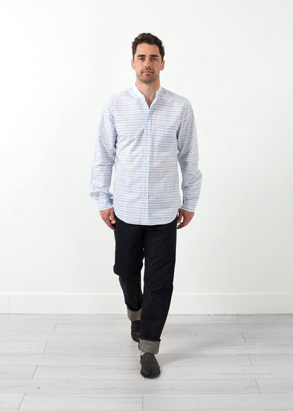 Mandarin Collar Formal Shirt Nigel Cabourn